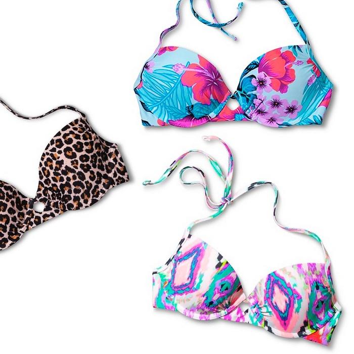Xhilaration Push-Up Halter Bikni and Bottom
