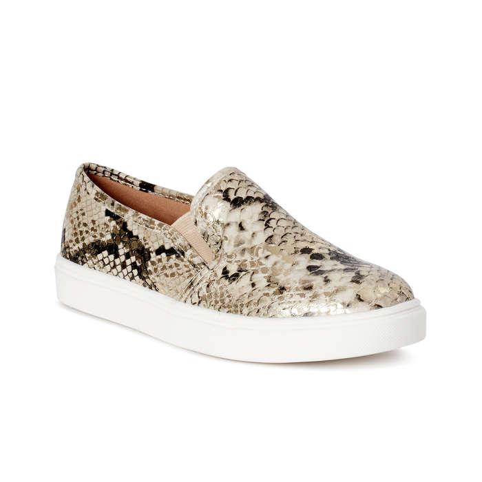 Time and Tru Snake Twin Gore Slip On Sneaker
