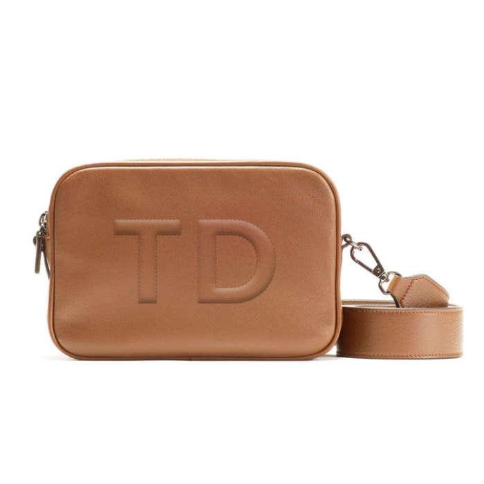 Leatherology Meadow Double Zip Camera Bag With Trapunto Personalization