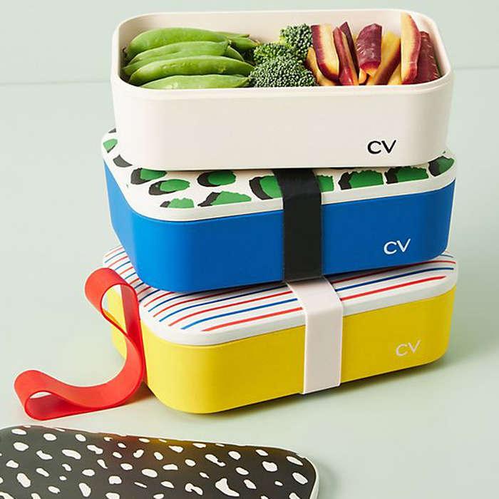 Clare V. for Anthropologie Bamboo Melamine Bento Box