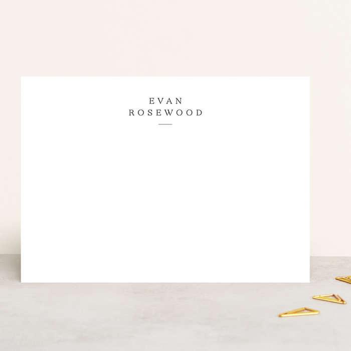 Minted Softspoken Personalized Stationery