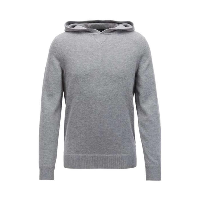 HUGO BOSS Hooded Cashmere Blend Sweater