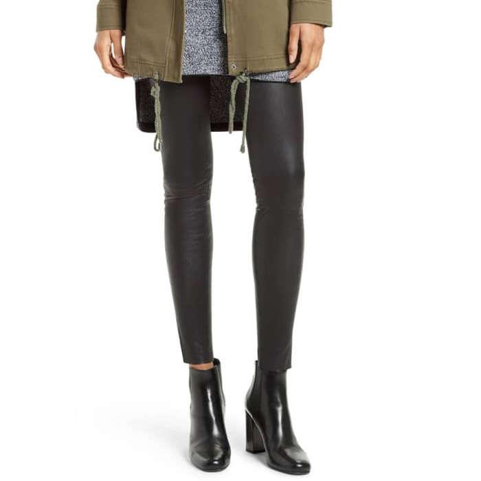 Alice + Olivia Leather Leggings