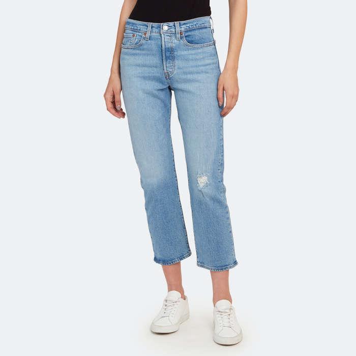 Levi's Wedgie Fit High Rise Straight Leg Jeans