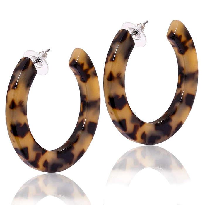 Xocartige Acrylic Hoop Earrings