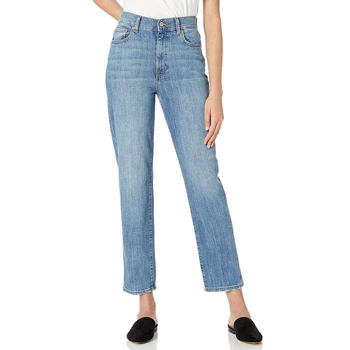 The Drop Miranda High-Rise Straight Fit Ankle Jean