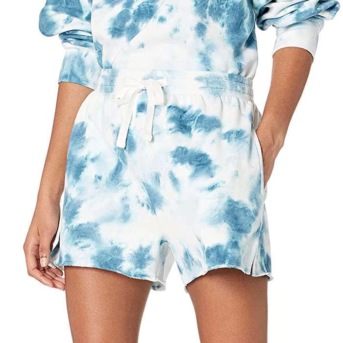 The Drop Michaela Fleece Side Slit Short