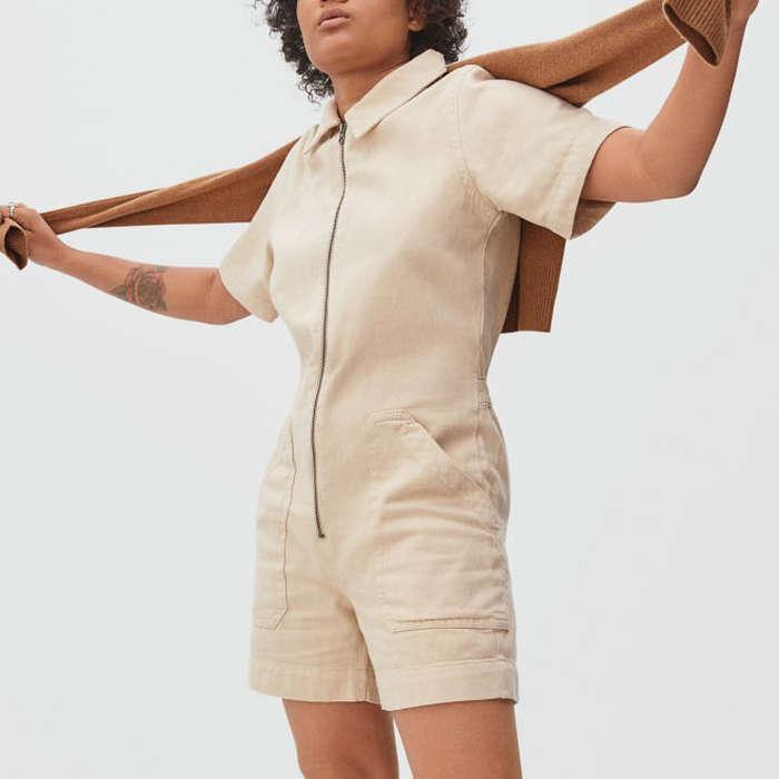 Everlane The Denim Short Coverall