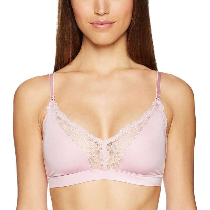 Mae Lace Trim Triangle Bralette with Convertible Straps