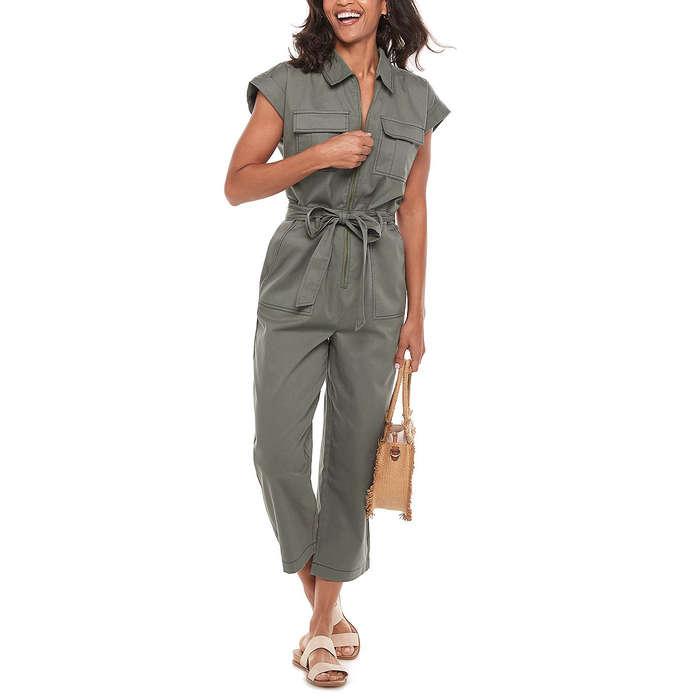 Sonoma Goods For Life + Now & Gen Utility Crop Jumpsuit