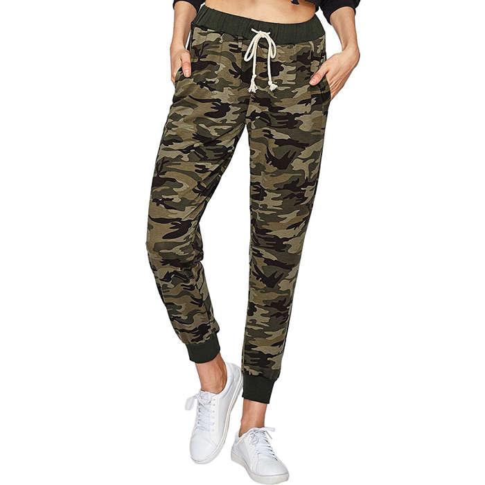 SweatyRocks Tie Waist Jogger Pants