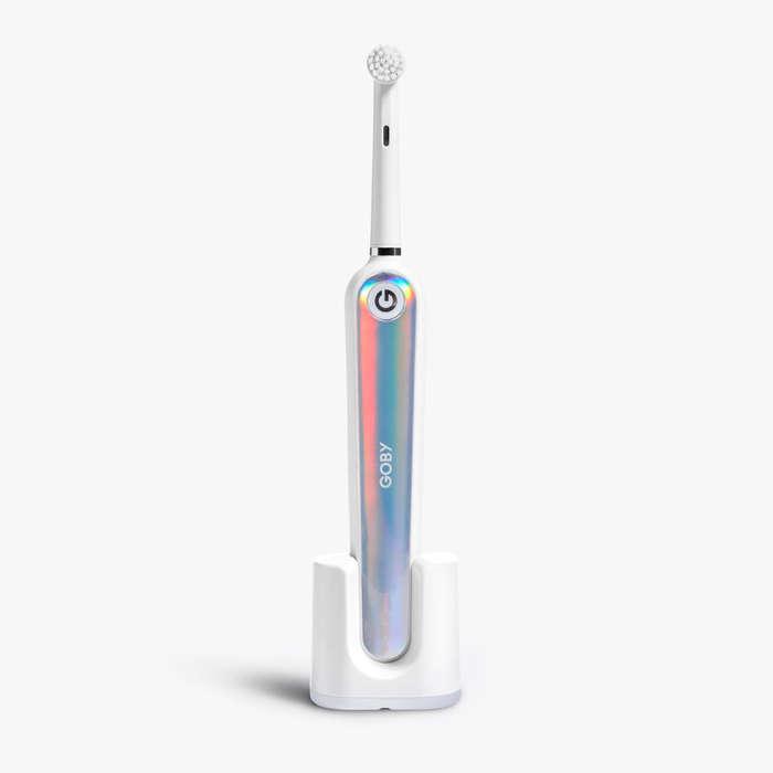 Goby White Moonstone Electric Toothbrush