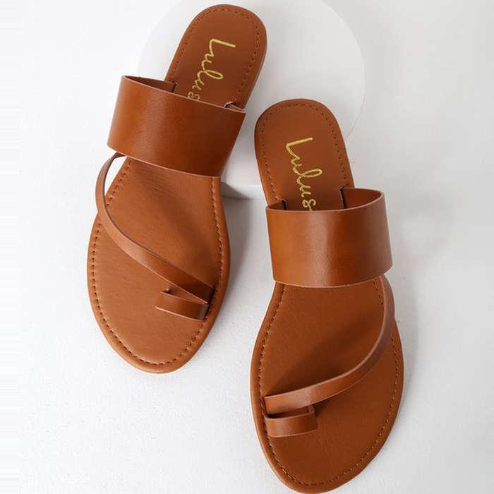 Lulus Avena Flat Sandals