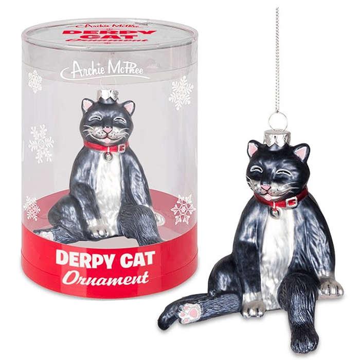Accoutrements Derpy Cat Ornament