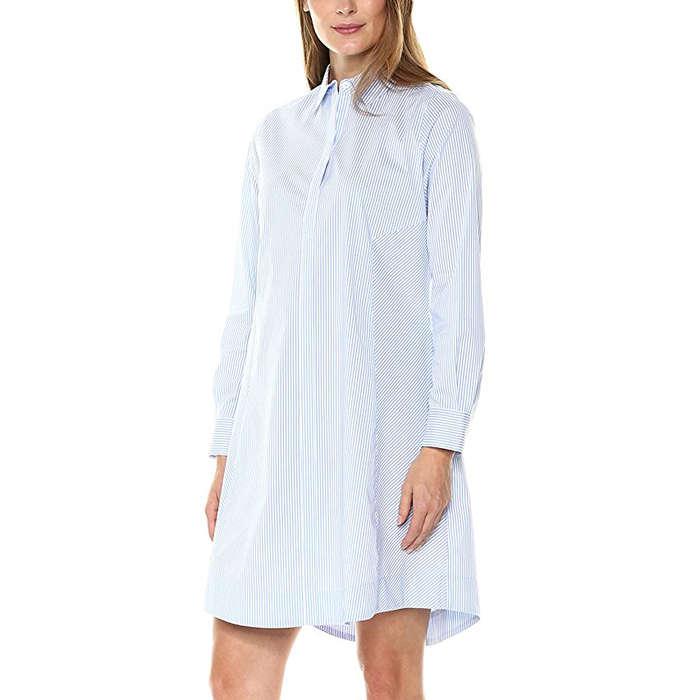 Foxcroft Cici Strpe Stretch Shirt Dress