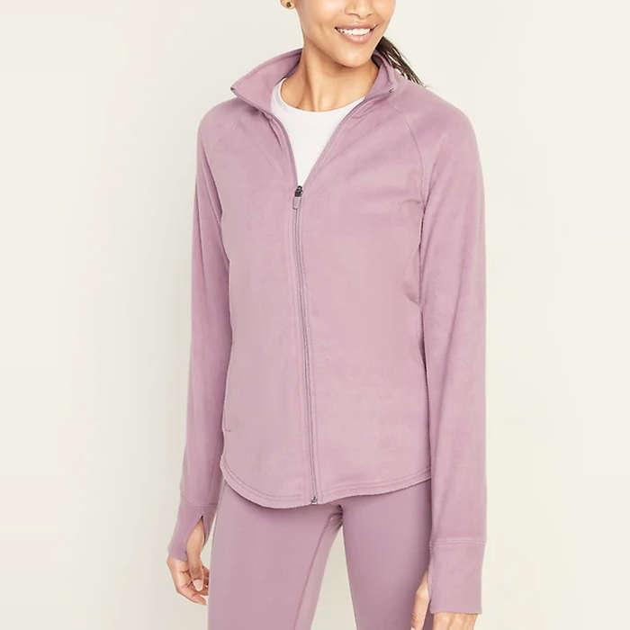 Old Navy Micro Performance Fleece Zip Jacket