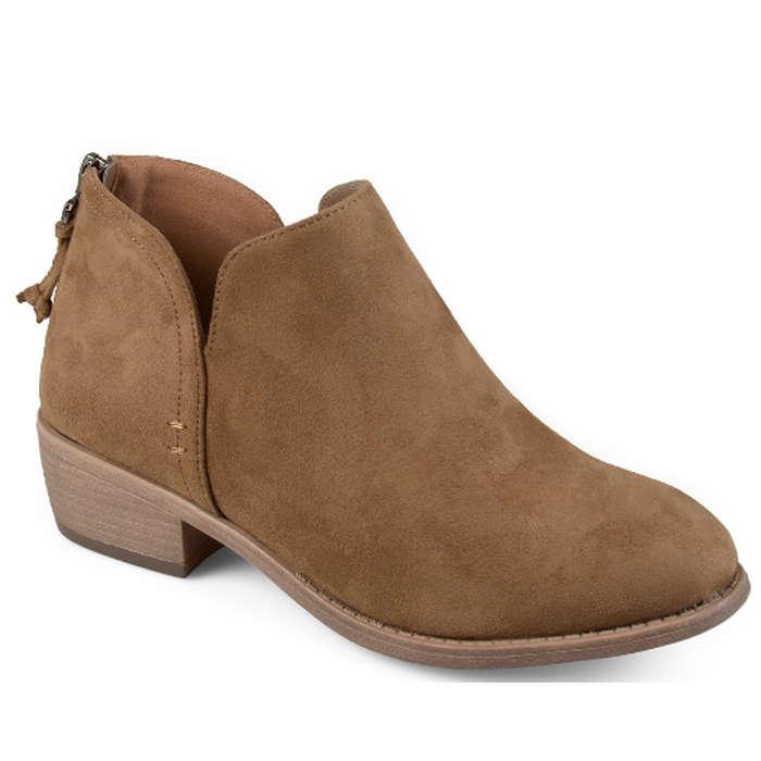 Brinley Co. Tassel Faux Suede Comfort Sole Bootie