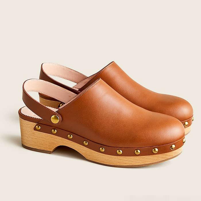 J.Crew Convertible Leather Clogs