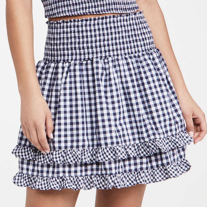 Peixoto Gingham Belle Skirt