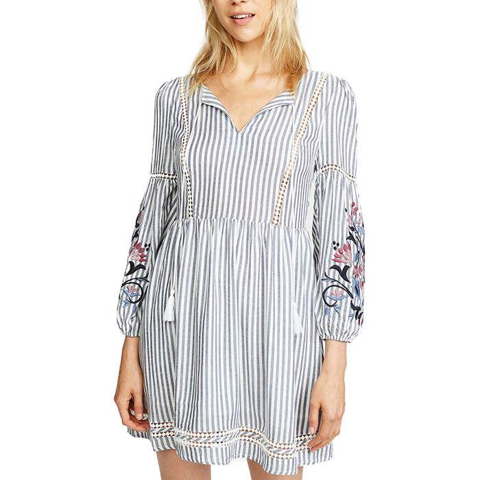 Cupcakes and Cashmere Macaria Peasant Shift Dress