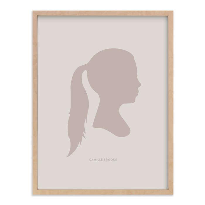 Minted Tone On Tone Silhouette Silhouette Art