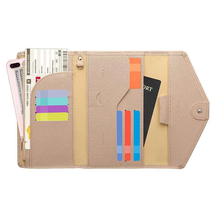 Zoppen Multi-purpose Rfid Blocking Travel Passport Wallet