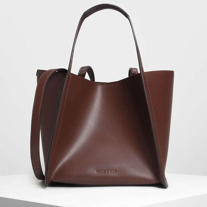 Charles & Keith Tailored Oversized Tote Bag