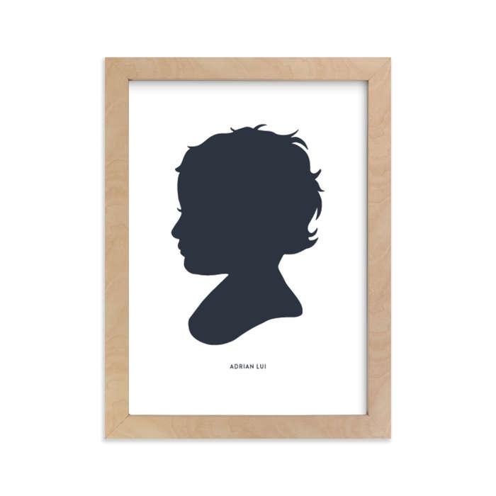 Minted Custom Silhouette Art