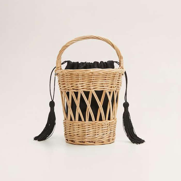 Mango Bamboo Basket Bag