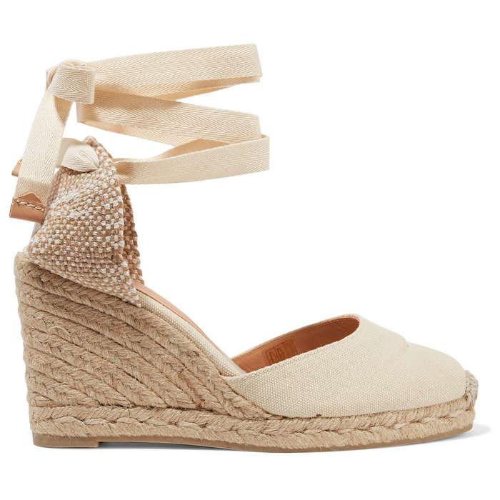Castañer Carina Canvas Wedge Espadrilles