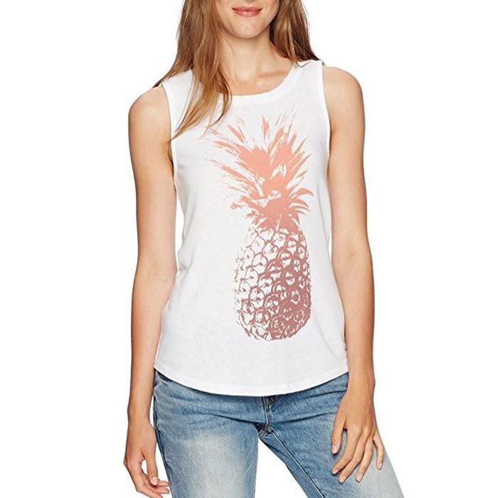 Lucky Brand Pineapple Tank Top