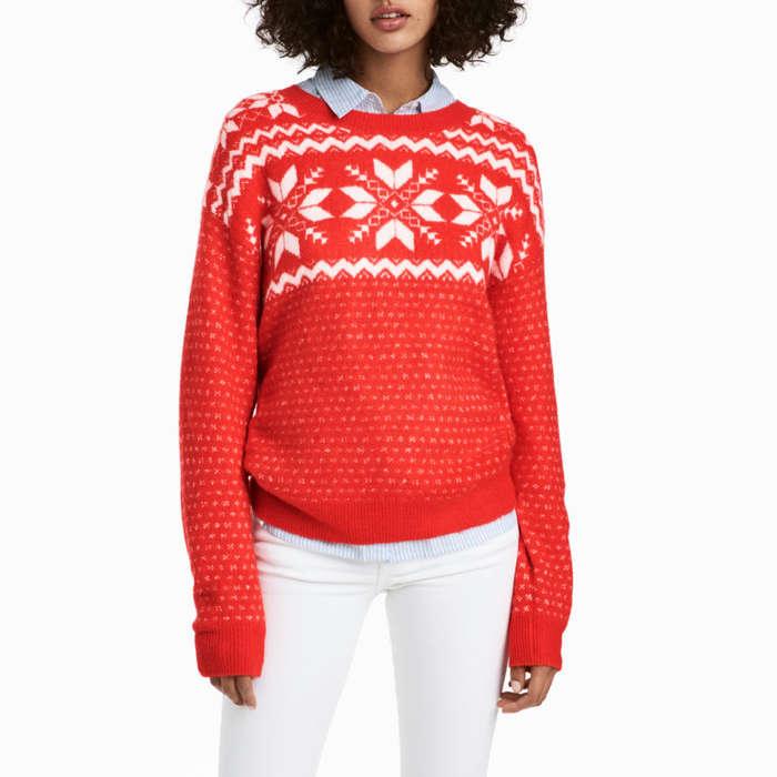 H&M Jacquard-Knit Sweater