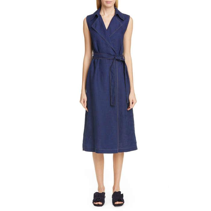 Lafayette 148 New York Florence Belted Wrap Dress