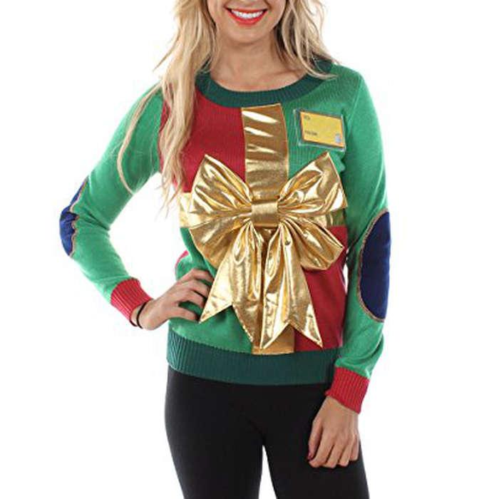 Tipsy Elves Christmas Present Sweater