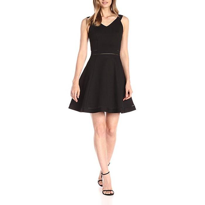 French Connection Women's Lula Stretch Fit-and-Flare Dress