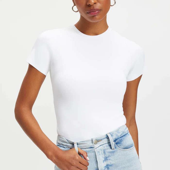 Good American Scuba Tee Body