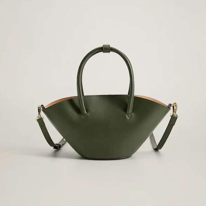 Mango Double Strap Mini Basket Bag