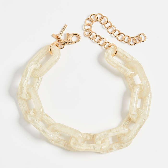Lele Sadoughi Chain Garland Necklace