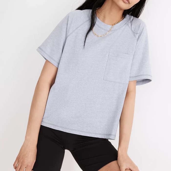 Madewell MWL Skyterry Raglan Tee