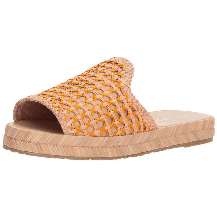 KAANAS Martinique Woven Espadrille Slide Sandal