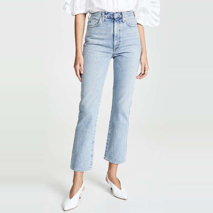 AGOLDE High Rise Kick Pinch Waist Jeans