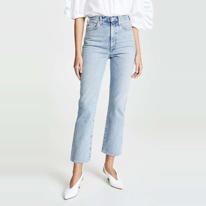 AGOLDE High Rise Kick Pinch Waist Jeans