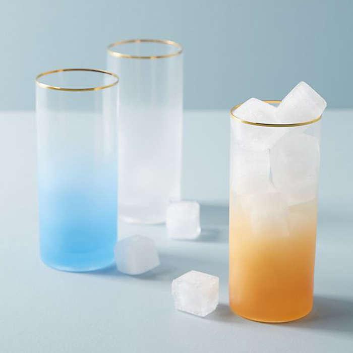 Anthropologie Dobra Highball Glass