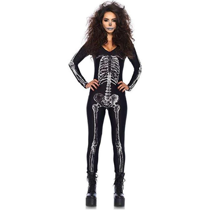 Leg Avenue X-Ray Skeleton Catsuit Costume