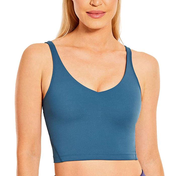 CRZ Yoga Longline Sports Bra