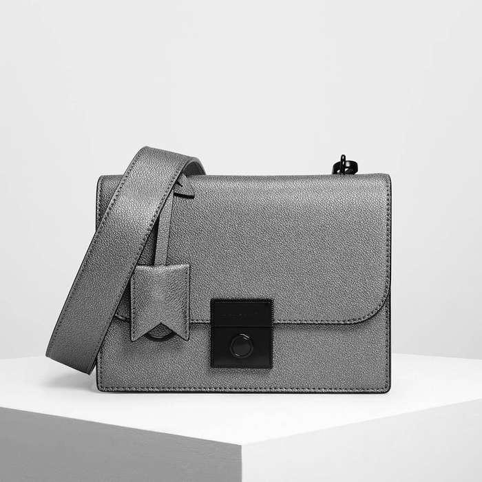 Charles & Keith Structured Crossbody Bag
