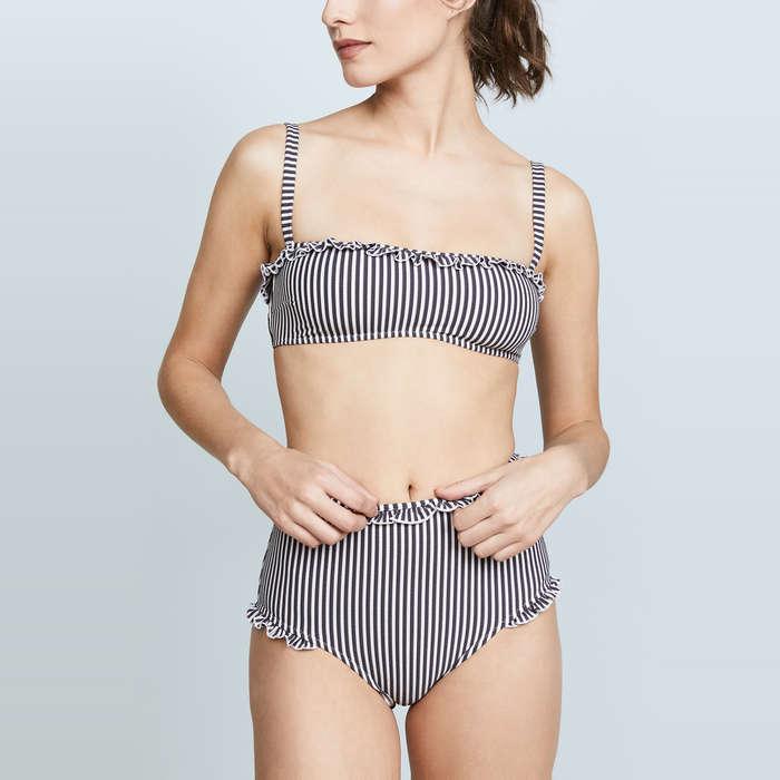 Solid & Striped Leslie Seersucker Top