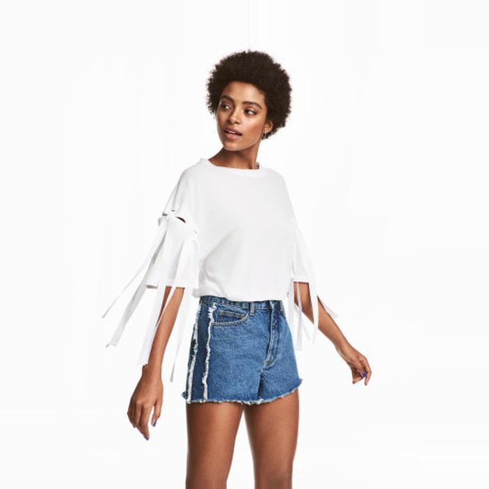 H&M Top with Lacing Details