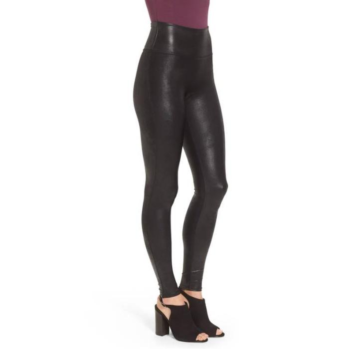 SPANX Faux Leather Leggings, Sale $64.90, After Sale $98