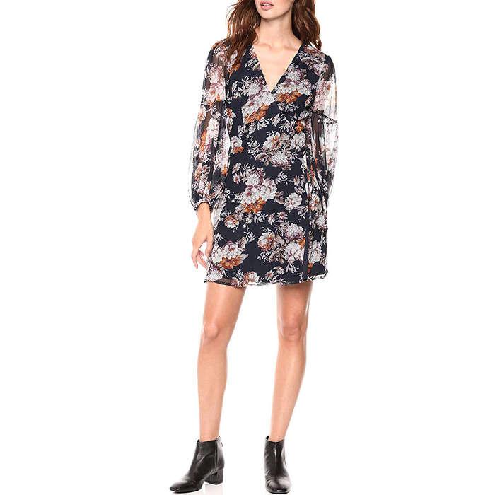 Ali & Jay Fairy Queen Long Sleeve Mini Wrap Dress